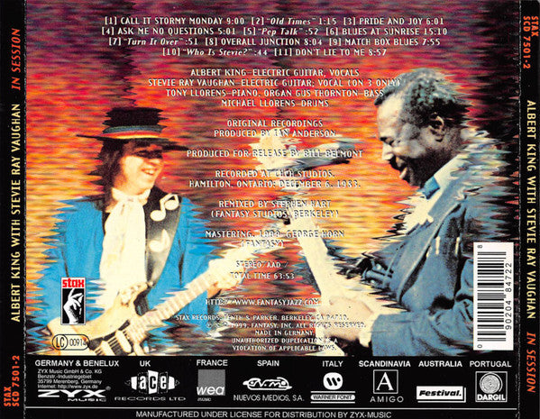 Albert King With Stevie Ray Vaughan - In Session (CD)