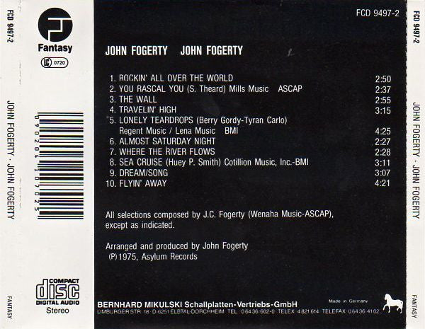 John Fogerty - John Fogerty (CD)