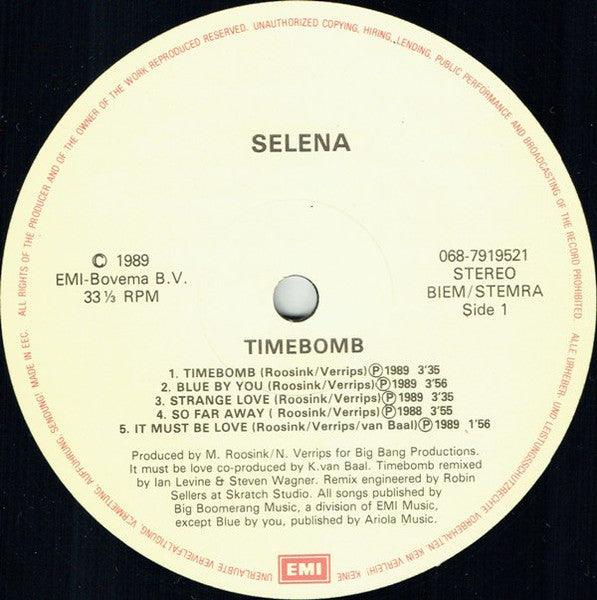 Selena (3) - Timebomb (LP Tweedehands)