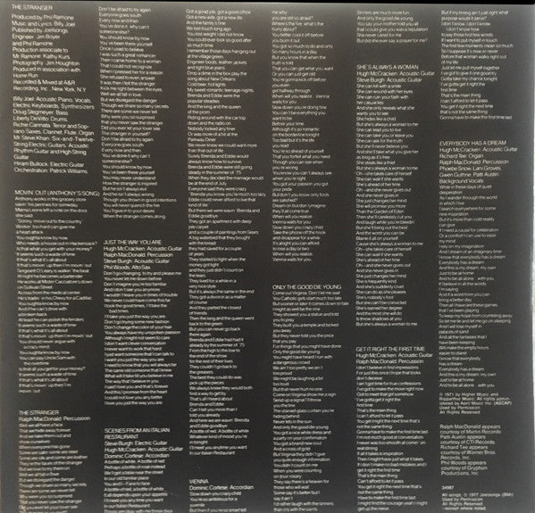 Billy Joel - The Stranger (LP Tweedehands)
