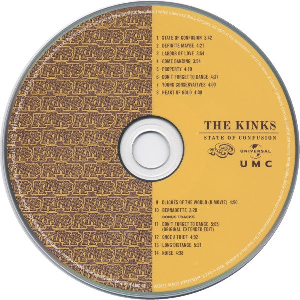 Kinks, The - State Of Confusion (CD) - Discords.nl