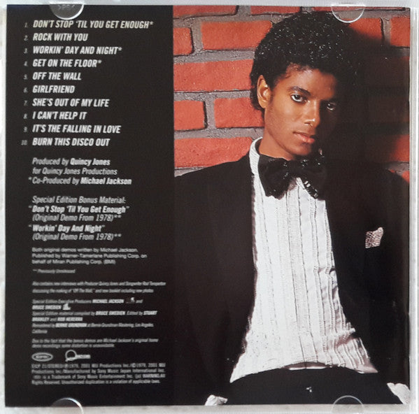 Michael Jackson - Off The Wall (CD)