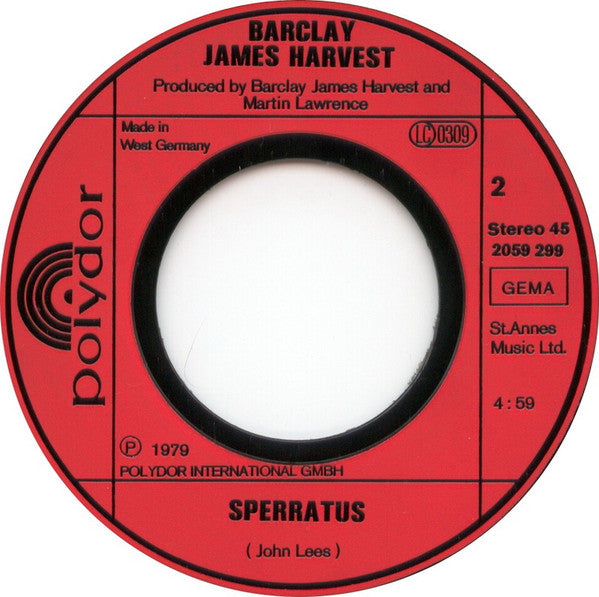 Barclay James Harvest - Life Is For Living (7-inch Tweedehands)