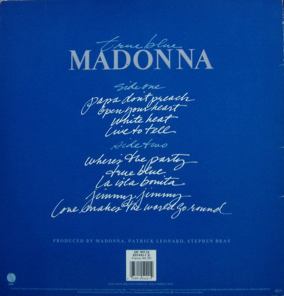 Madonna - True Blue (LP Tweedehands)