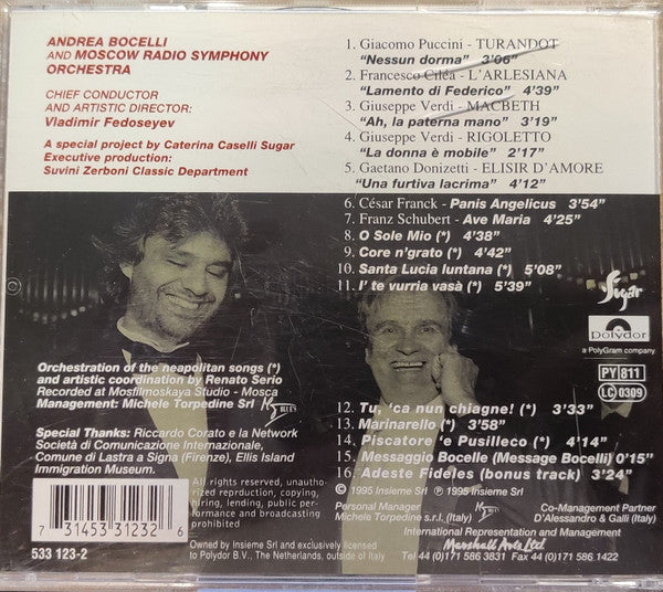 Andrea Bocelli - Viaggio Italiano (CD Tweedehands)