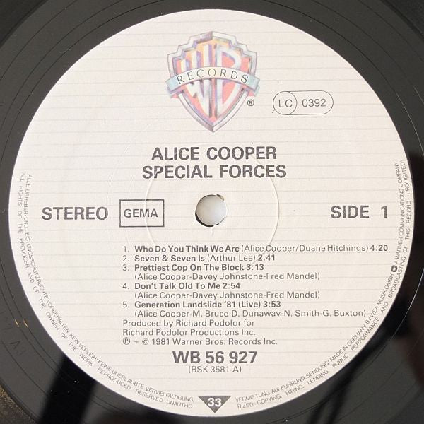 Alice Cooper - Special Forces (LP Tweedehands) - Discords.nl