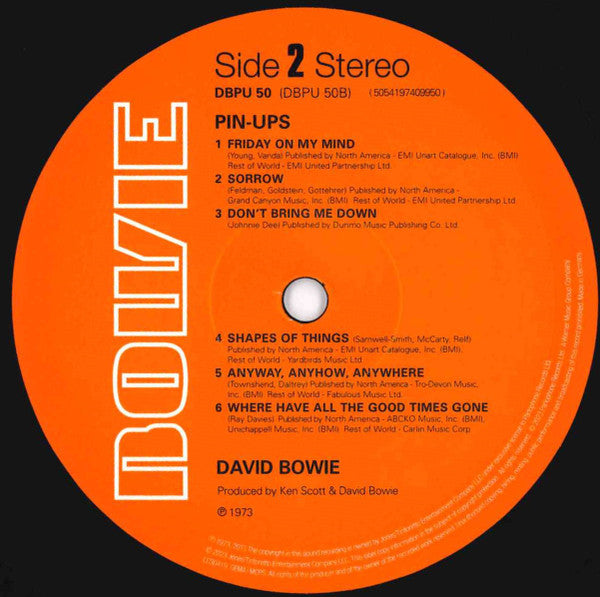David Bowie - Pin ups (LP) - Discords.nl