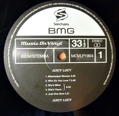 Juicy Lucy - Juicy Lucy (LP)