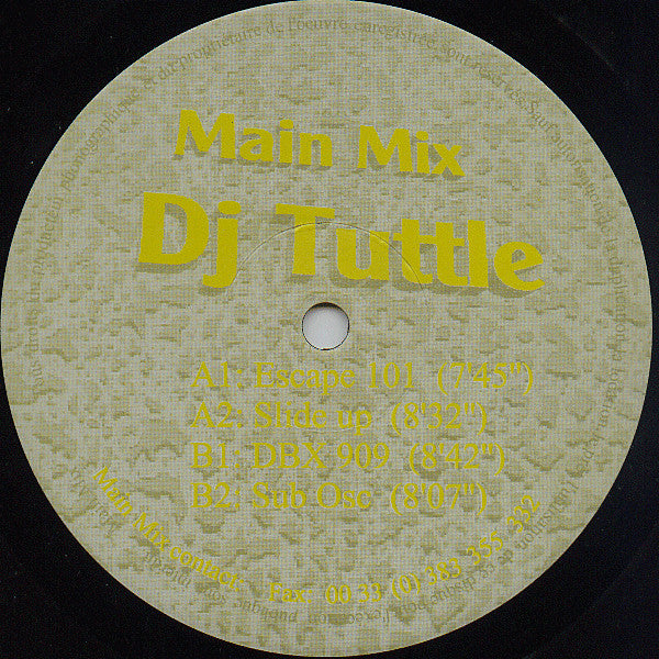 DJ Tuttle - Untitled (12" Tweedehands)