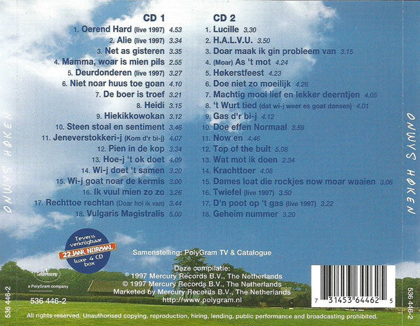 Normaal - Onwys Høken, 20 Jaar Hits (CD Tweedehands) - Discords.nl
