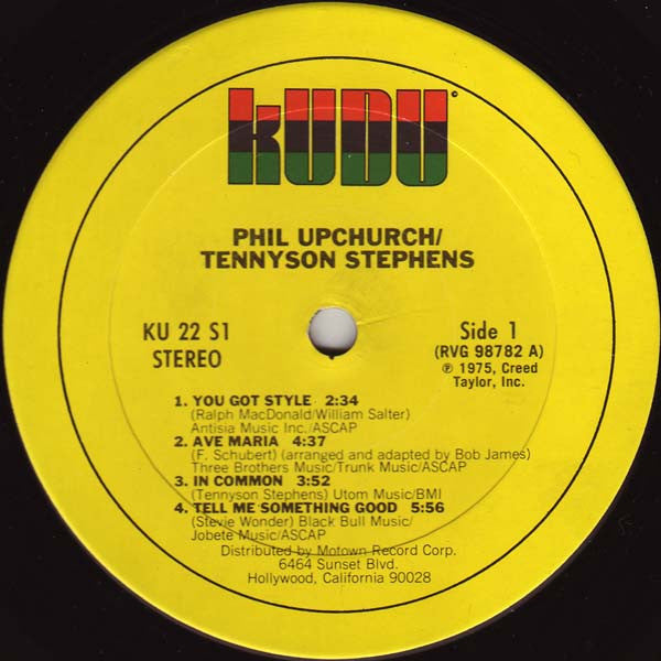 Phil Upchurch / Tennyson Stephens - Upchurch/Tennyson (LP Tweedehands) - Discords.nl