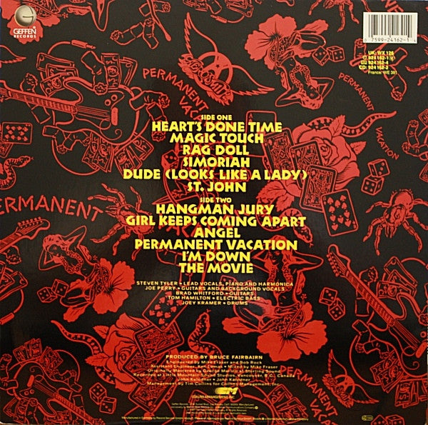 Aerosmith - Permanent Vacation (LP Tweedehands)