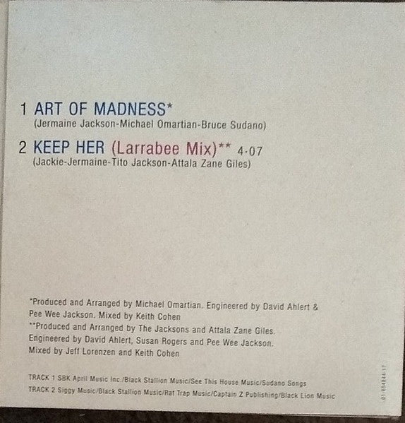 Jacksons, The - Art Of Madness (CD)