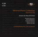 Jeroen Van Veen   & Friends  Elizabeth Bergmann, Marcel Bergmann, Tamara Rumiantsev, Sandra Van Veen - Minimal Piano Collection Volume X-XX: Compositions For 2 To 6 Pianos (CD Tweedehands) - Discords.nl