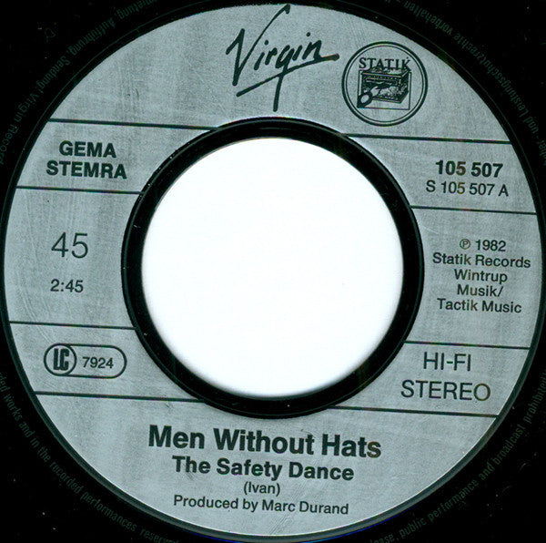 Men Without Hats - The Safety Dance (7-inch Tweedehands)