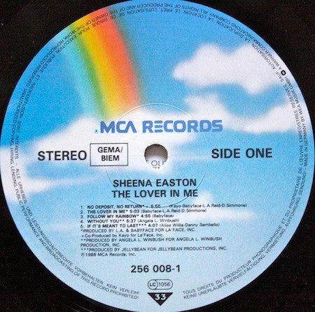 Sheena Easton - The Lover In Me (LP Tweedehands)