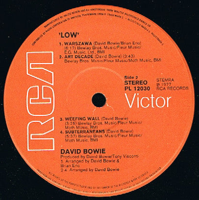 David Bowie - Low (LP Tweedehands)