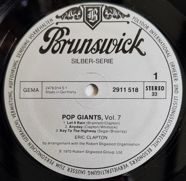 Eric Clapton - Pop Giants, Vol. 7 (LP Tweedehands)