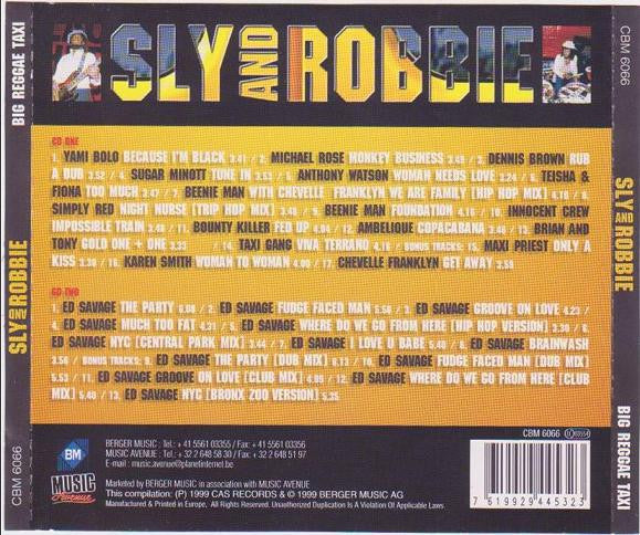 Sly & Robbie - Big Reggae Taxi (CD)