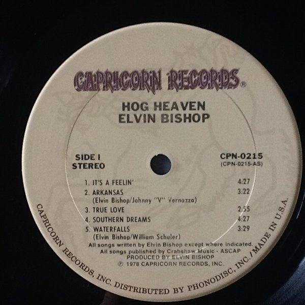 Elvin Bishop - Hog Heaven (LP Tweedehands)