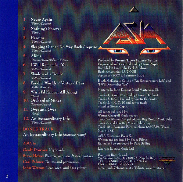 Asia - Phoenix (CD)