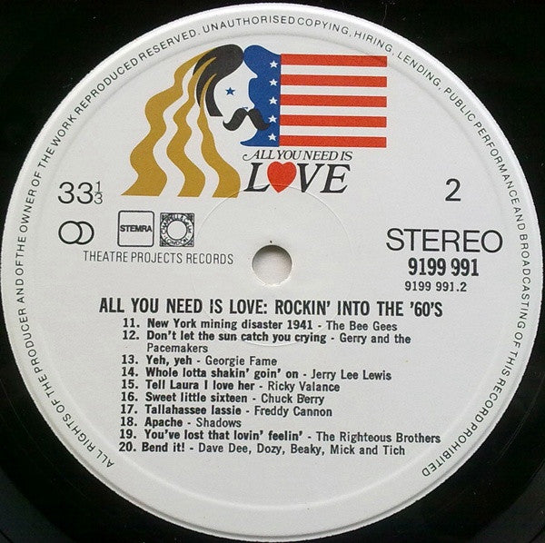 Various - All You Need Is Love: Rockin' Into The '60's (LP Tweedehands)