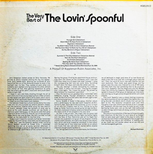 Lovin' Spoonful, The - The Very Best Of The Lovin' Spoonful (LP Tweedehands)