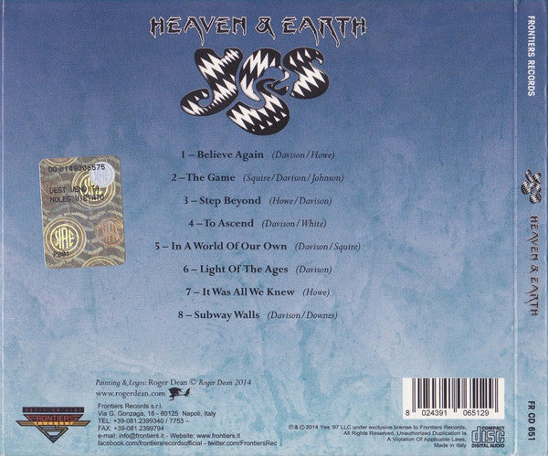 Yes - Heaven & Earth (CD)