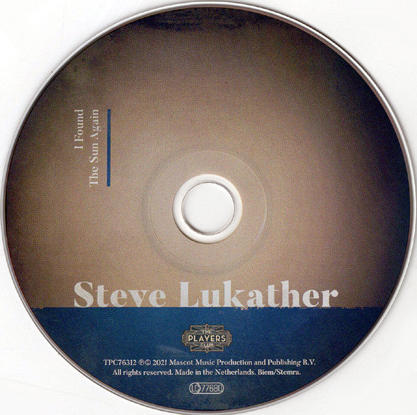 Steve Lukather - I Found The Sun Again (CD)