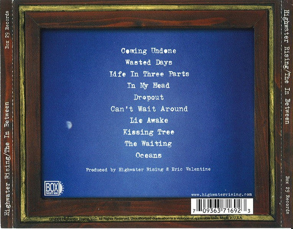 Highwater Rising - The In Between (CD Tweedehands) - Discords.nl