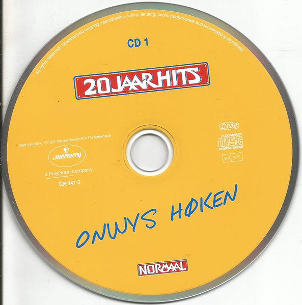 Normaal - Onwys Høken, 20 Jaar Hits (CD Tweedehands) - Discords.nl