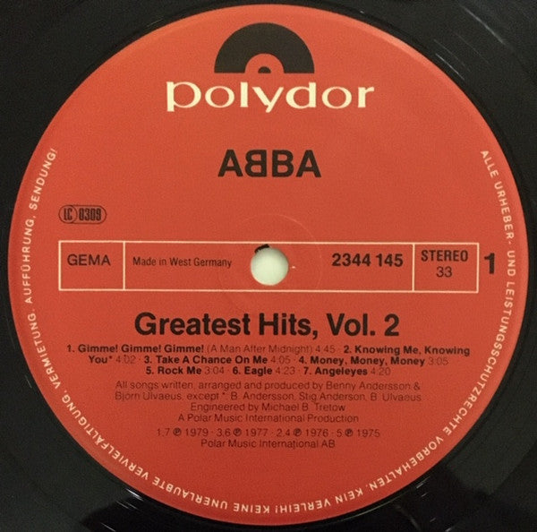 ABBA - Greatest Hits Vol. 2 (LP Tweedehands)