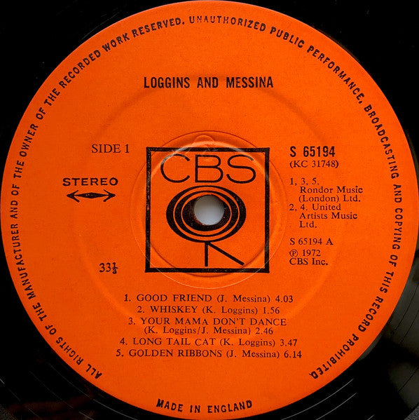 Loggins And Messina - Loggins And Messina (LP Tweedehands)