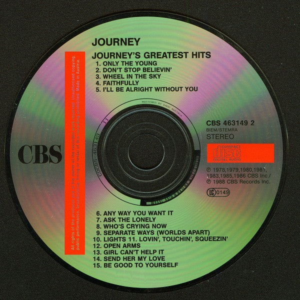 Journey - Greatest Hits (CD Tweedehands) - Discords.nl