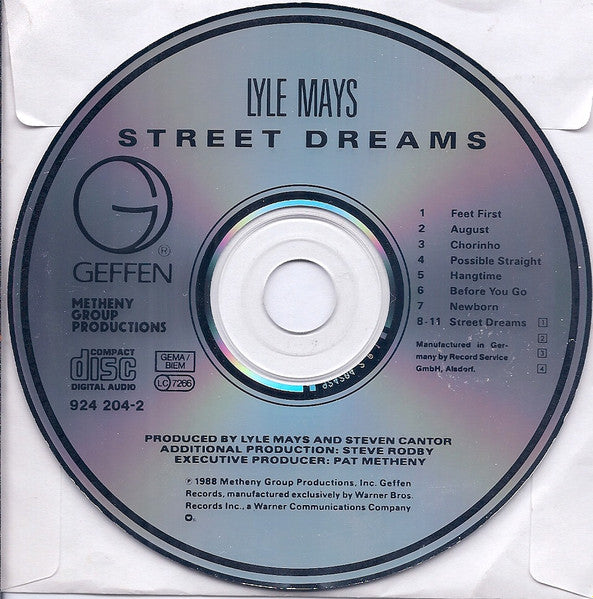 Lyle Mays - Street Dreams (CD Tweedehands)