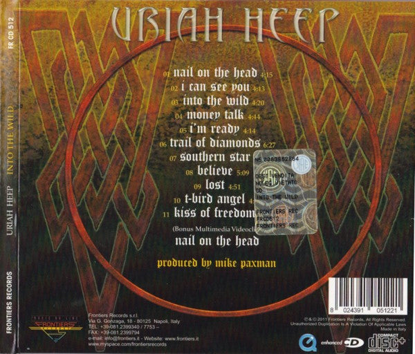 Uriah Heep - Into The Wild (CD Tweedehands)