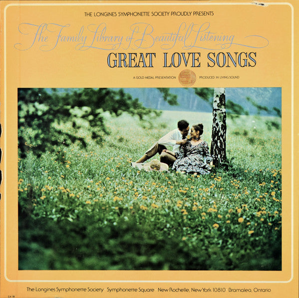 Longines Symphonette Society, The - The World's Great Love Songs (LP Tweedehands)