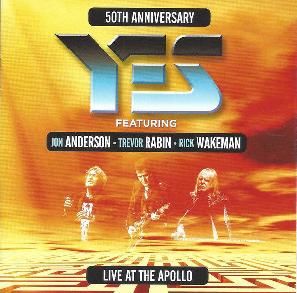 Yes Featuring Jon Anderson, Trevor Rabin, Rick Wakeman - 50th Anniversary Live At The Apollo (CD)