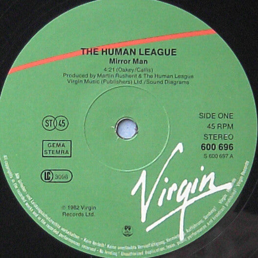 Human League, The - Mirror Man (12" Tweedehands)