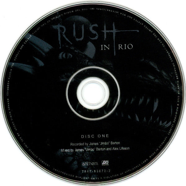 Rush - Rush In Rio (CD Tweedehands)