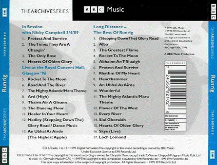 Runrig - BBC The Archive Series (CD Tweedehands)