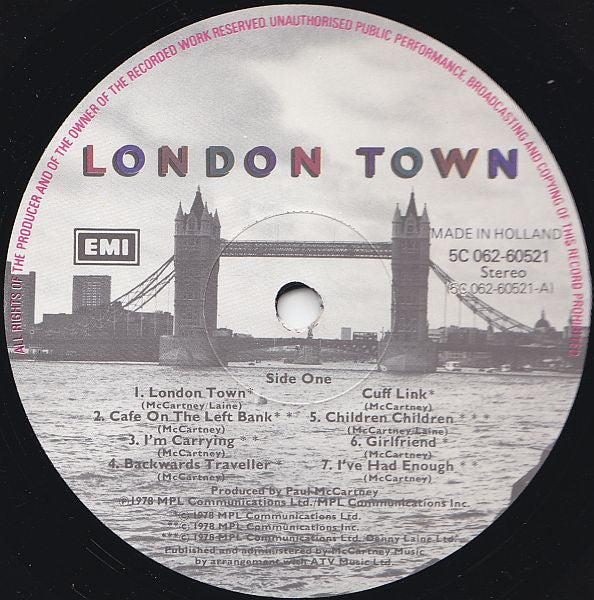 Wings - London Town (LP Tweedehands)