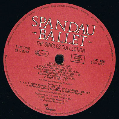 Spandau Ballet - The Singles Collection (LP Tweedehands)