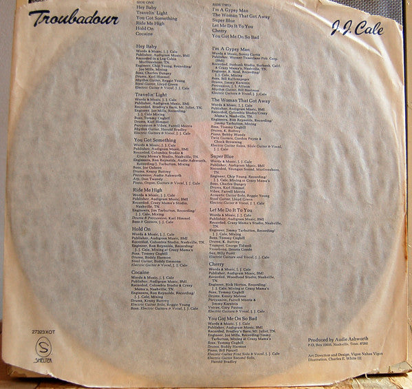 J.J. Cale - Troubadour (LP Tweedehands)