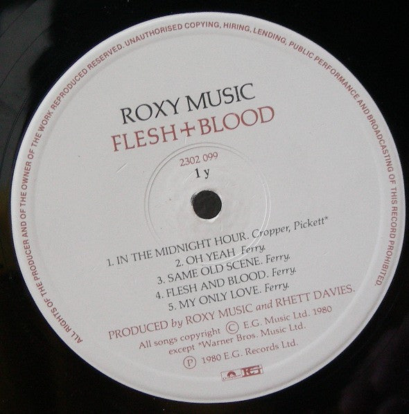 Roxy Music - Flesh + Blood (LP Tweedehands)