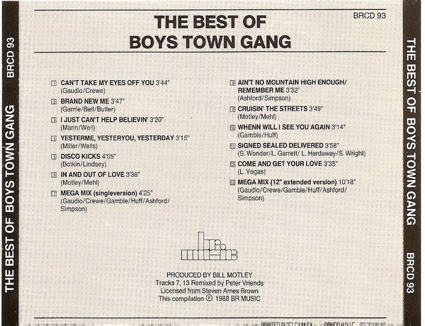 Boys Town Gang - The Best Of Boys Town Gang (CD)