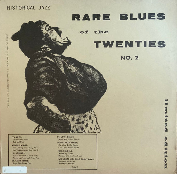 Various - Rare Blues Of The Twenties No. 2 (LP Tweedehands) - Discords.nl