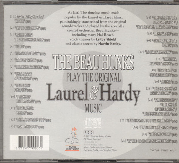 Beau Hunks, The - The Beau Hunks Play The Original Laurel & Hardy Music (CD)