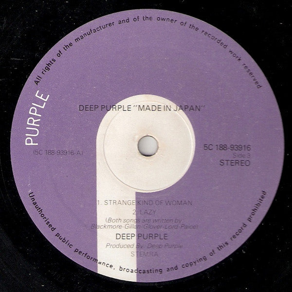 Deep Purple - Made In Japan (LP Tweedehands)