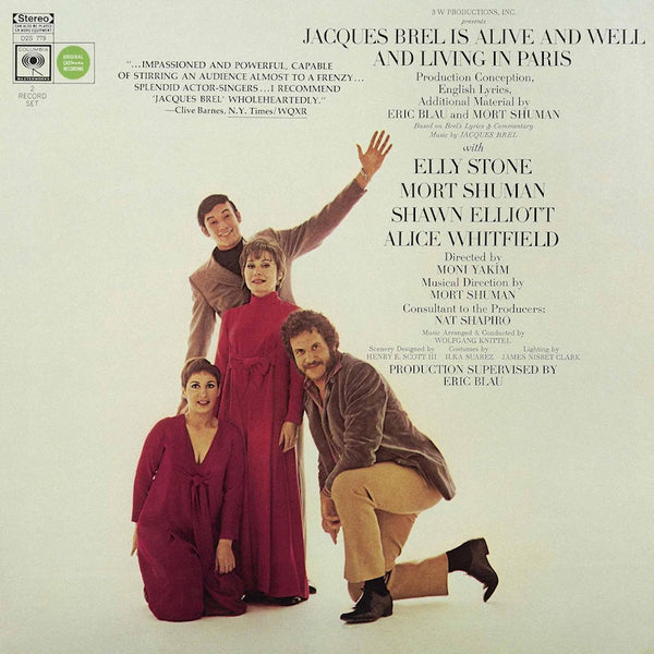 Eric Blau Jacques Brel & Mort Shuman - Jacques brel is alive and well and living in paris (CD)